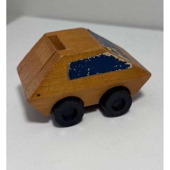 Wooden Putt Putt Toy Car From Korea Vintage 1971 Mattel - Picture 3 of 8